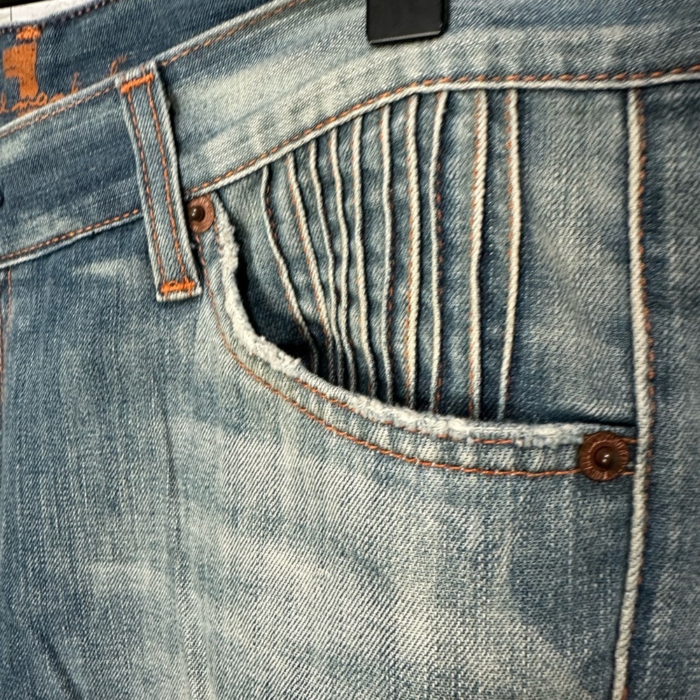 7FAM Bootcut Jeans Size 28 - Picture 7 of 8